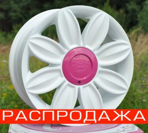 Диск Tansy wheels артикул TW-D02 модель DAISY R16х7.0 ЕТ35 PCD 4-100/114,3 HUB 73,1 цвет диска W цвет крышки PI ― Интернет магазин shop.larex.ru